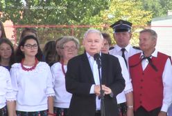 Jarosław Kaczyński w Zbuczynie. Grzmiał: "bardzo wsi szkodzono"