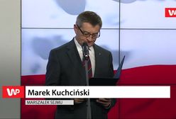 Marek Kuchciński rezygnuje. Na konferencji miał nietęgą minę