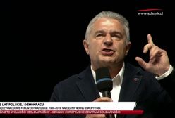 Gdańsk. 4 czerwca. Frasyniuk grzmiał o PiS-ie. Potem wszyscy krzyczeli: "My wolni ludzie"