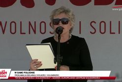 Gdańsk. Obchody 4 czerwca. Krystyna Janda porwała tłum przed ECS