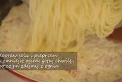 Spaghetti carbonara. Klasyczny włoski przepis