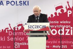 Jarosław Kaczyński podczas konwencji PiS w Szczecinie. "Odrzucamy eksperymenty kosztem dzieci"