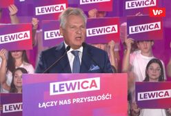 Aleksander Kwaśniewski na konwencji Lewicy. Puścili mu "Ole, ole, Olek..."