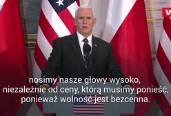 Spotkanie Andrzej Duda - Mike Pence. Wiceprezydent USA zacytował Wałęsę