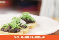 Bruschetta z tapenadą. Mariaż kuchni włoskiej i hiszpańskiej