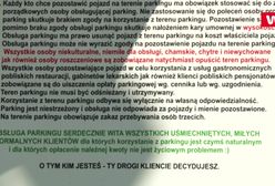"Parking nie dla chamów". Właściciel wytacza wojnę klientom w Zakopanem