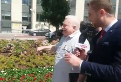 Awantura przed Sejmem. Wałęsa nazwał dziennikarza głupkiem