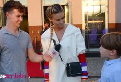 Syn Rozenek przerywa wywiad! "Idziemy na mecz!"