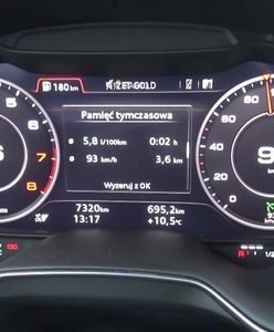 Audi TT quattro 2.0 TFSI 230 KM (AT) - pomiar spalania