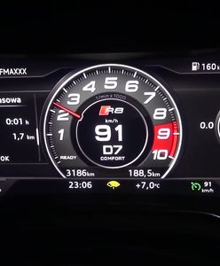 Audi R8 Coupe 5.2 FSI V10 plus 610 KM (AT) - pomiar spalania