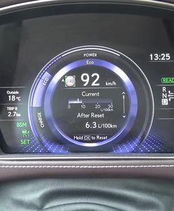 Lexus LS 500h 3.5 V6 Hybrid 359 KM (AT) - pomiar zużycia paliwa