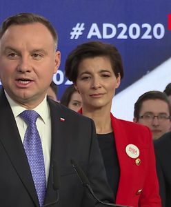 Andrzej Duda otworzył swoje biuro. Przeciwnicy zostawili dla niego "prezent"
