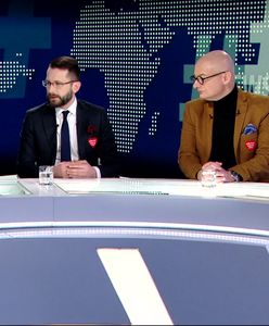 WOŚP 2020. Wicerzecznik PiS przyszedł do studia bez serduszka, wyszedł już z nim