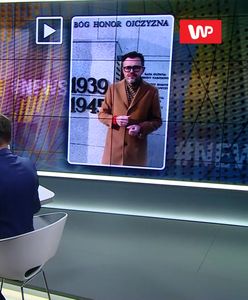 #Newsroom. Klaudia Jachira staje przed pomnikiem "Bóg, Honor, Ojczyzna"