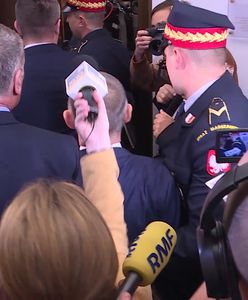 Marian Banaś w Sejmie. Prezes NIK nie reagował na pytania