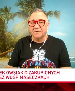 Koronawirus. Jerzy Owsiak o wadliwych maseczkach z Chin. "Nie tylko my zostaliśmy oszukani"