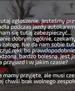 Protest ratowników medycznych. Dramatyczne nagranie rozmowy z dyspozytorem