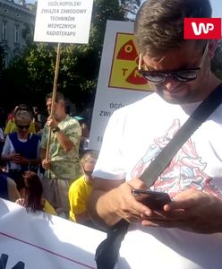 Protest przedstawicieli zawodów medycznych. Przedstawili postulaty