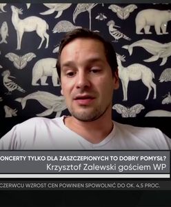 Zalewski o koncertach dla zaszczepionych. "To przerzucanie odpowiedzialności"