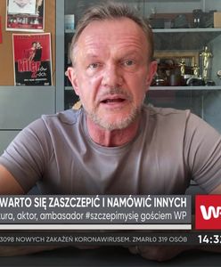 Cezary Pazura o szczepionkach: "Nie zwracałem uwagi na to, którym preparatem będę szczepiony"