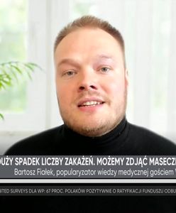 Koronawirus. Nareszcie precz z maseczkami? Dr Fiałek wyraził zdecydowaną opinię
