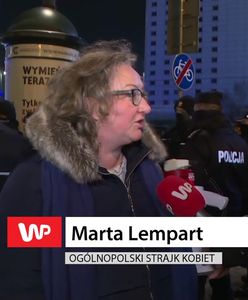 Strajk Kobiet w Warszawie. Marta Lempart krytykuje działania policji. Dostało się Jarosławowi Kaczyńskiemu