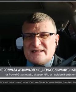 Koronawirus. Dr Paweł Grzesiowski o "ciemnoczerwonych strefach"