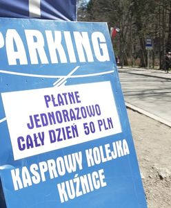 Cena parkingu w Zakopanem. Nasz rozmówca nie powstrzymał przekleństwa