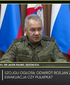 "Telewizyjna szopka". Ekspert ocenia decyzję Rosjan ws. Chersonia