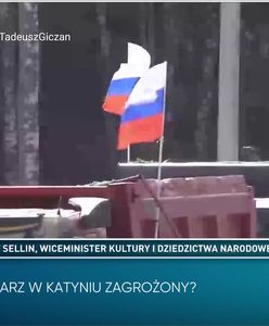 Katyń zrównany z ziemią? "Nie możemy na to reagować"