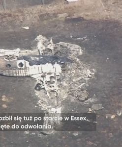Rozbił się tuż po wystartowaniu. Nagrania wraku samolotu