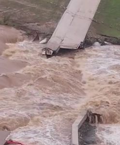Runął zbiornik Topola. Zatrważające nagranie żywiołu