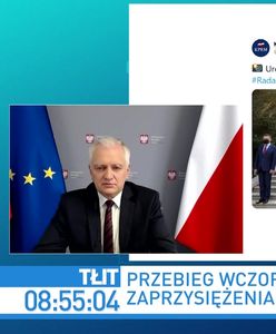 Jarosław Kaczyński i Jarosław Gowin podziębieni. Winna uroczystość w Pałacu?