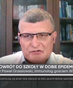 Immunolog o pierwszym dniu szkoły. "To był sprawdzian"