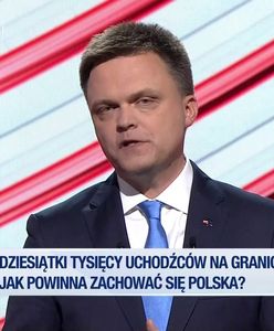 Debata prezydencka w TVP. Szymon Hołownia: polska polityka wobec uchodźców nie istnieje