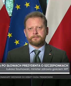 Wybory 2020. Minister Łukasz Szumowski o słowach prezydenta Andrzeja Dudy na temat szczepionek