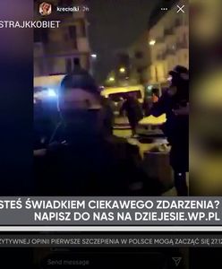 Czy policja przeprosi za złamanie kobiecie  ręki na Strajku? Rzecznik KGP komentuje