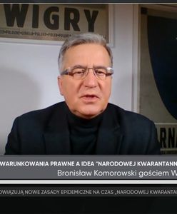 Sylwester 2020. Bronisław Komorowski o godzinie policyjnej: spory bałagan