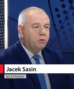 Jacek Sasin wyraźnie zdenerwowany. "To żenujące. Tusk też tam mieszkał"