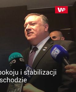 Mike Pompeo mówi o pokoju na Bliskim Wschodzie. Kluczem Iran