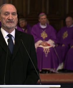 Macierewicz na pogrzebie Olszewskiego: pamiętamy napis "nienawiść" na twojej twarzy