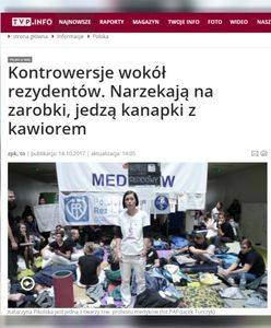 Lisicki o nagonce TVP Info na rezydentów: bezsensowne zagranie; Żakowski: manipulacja