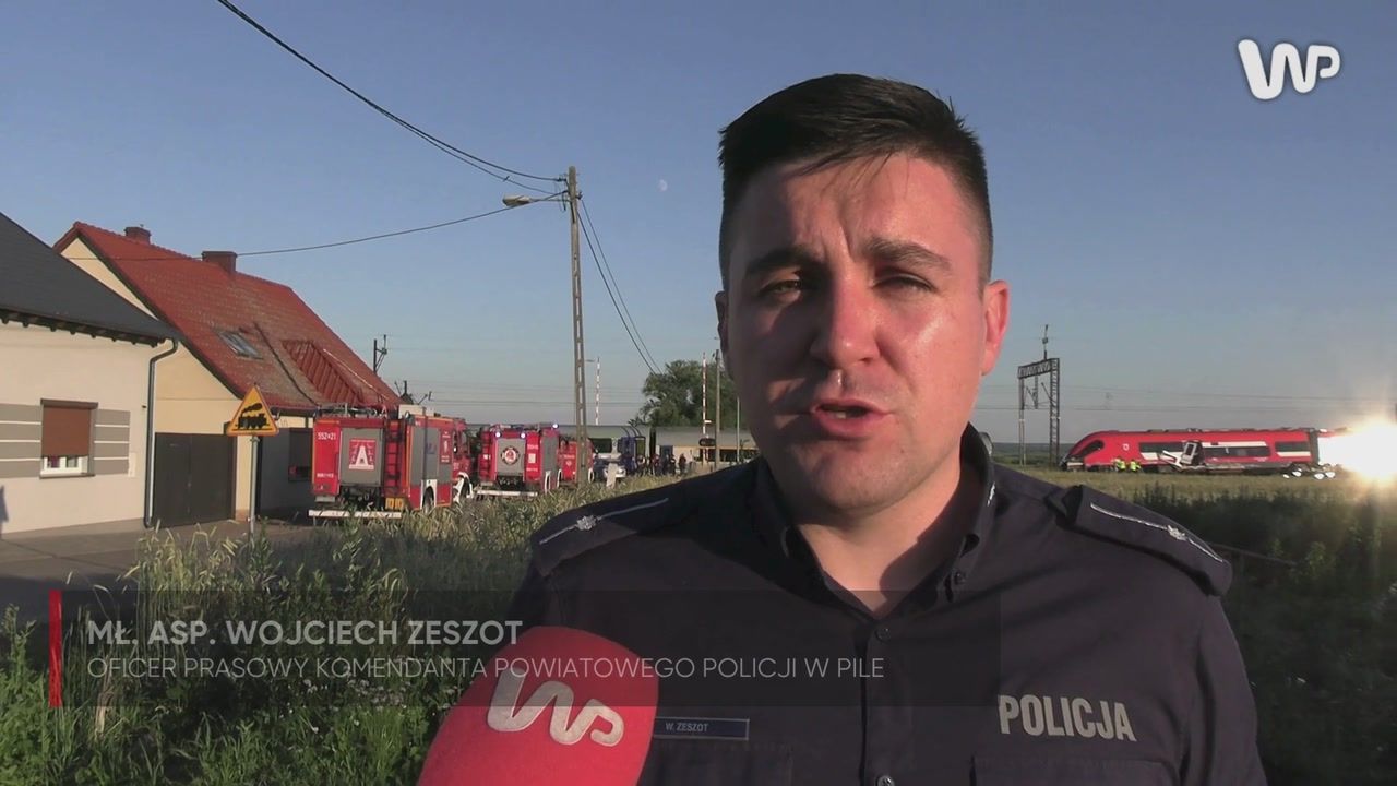 Katastrofa kolejowa w Białośliwiu. Byliśmy na miejscu zdarzenia