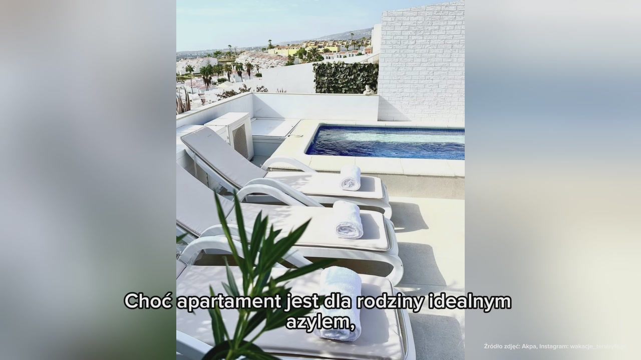 Kupił apartament na Teneryfie. Ma 130 metrów i basen. Tak wygląda