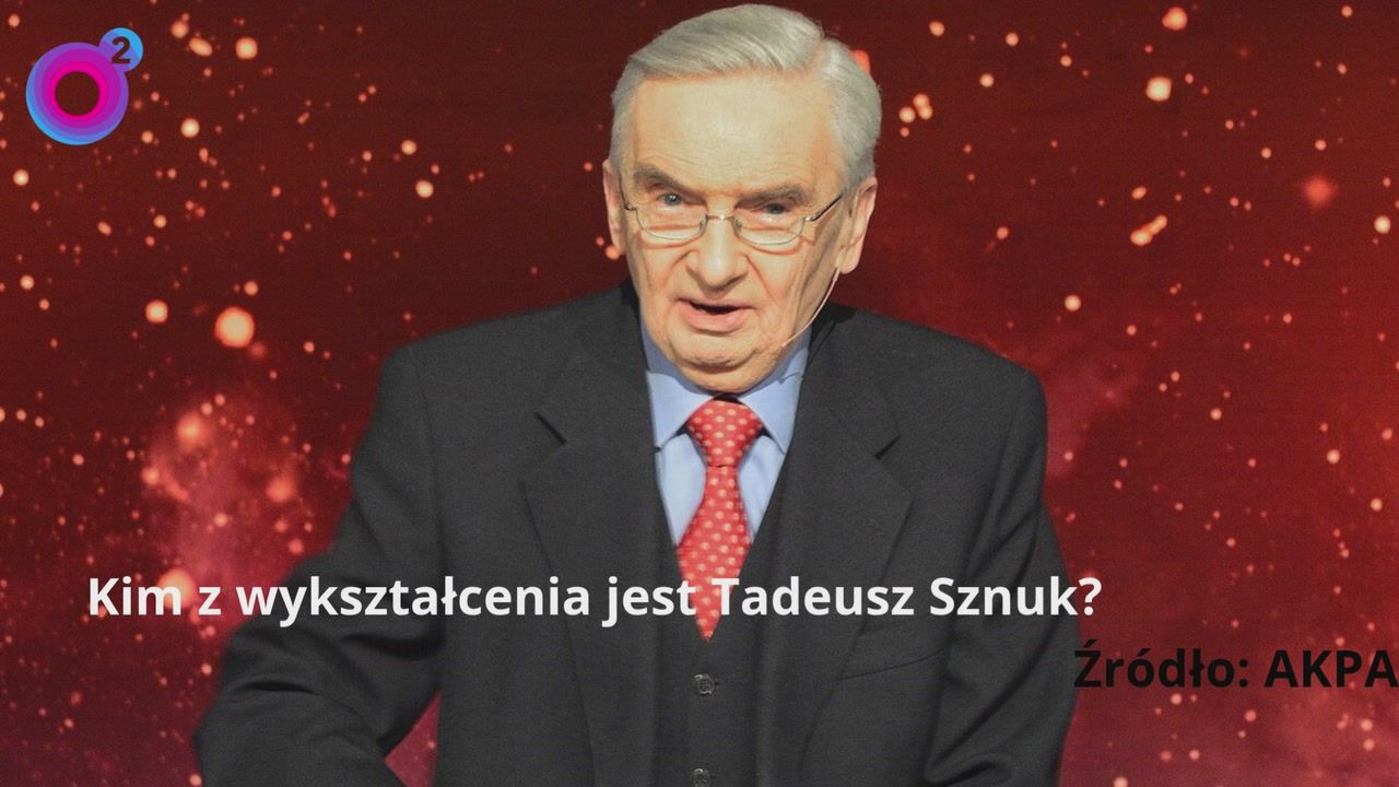 Tadeusz Sznuk. Zaskakujące wykształcenie legendarnego prezentera