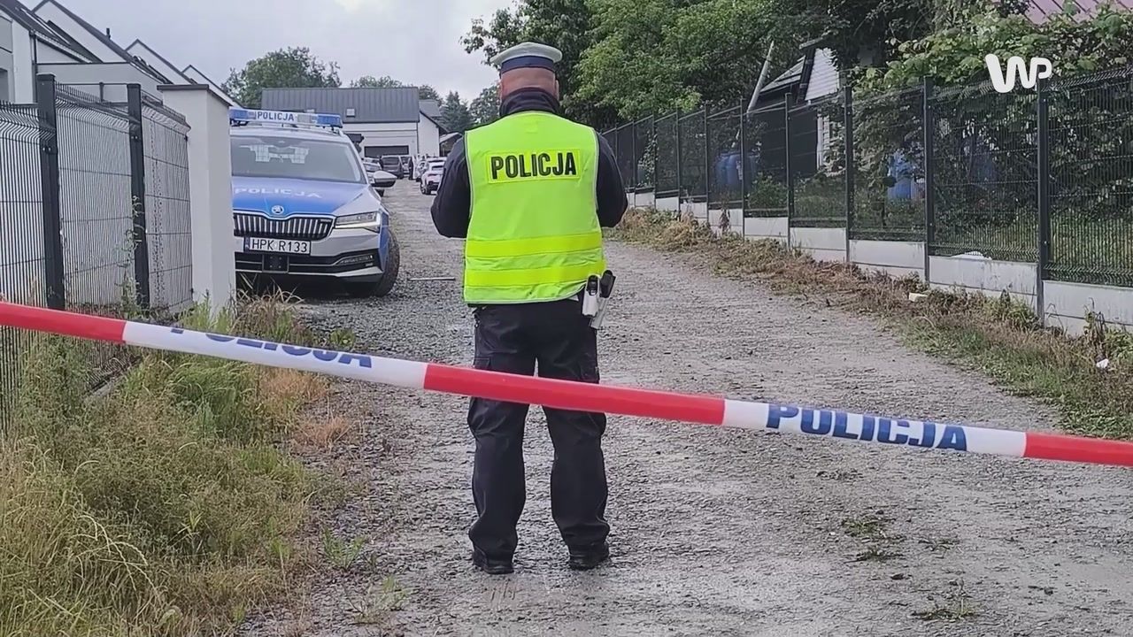 Służby na działce w Lutoryżu. Policja przeczesuje teren metr po metrze
