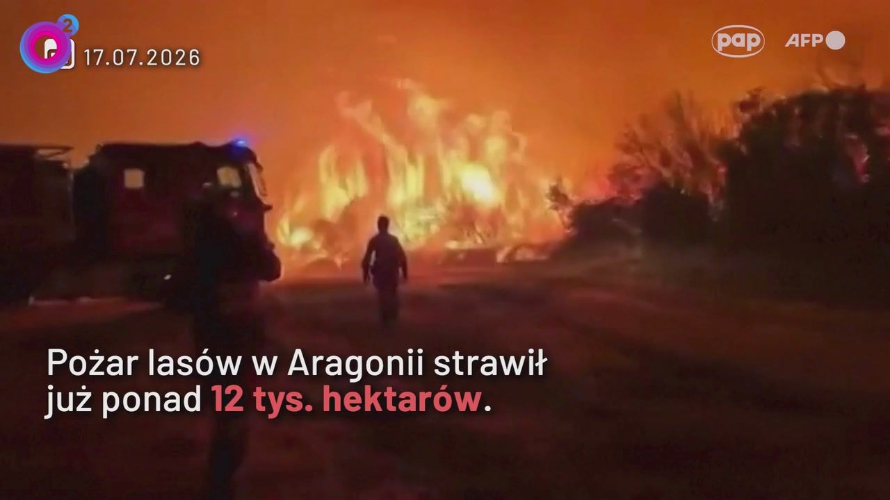 Tak wygląda piekło w Hiszpanii. Nagrania pokazują skalę pożaru