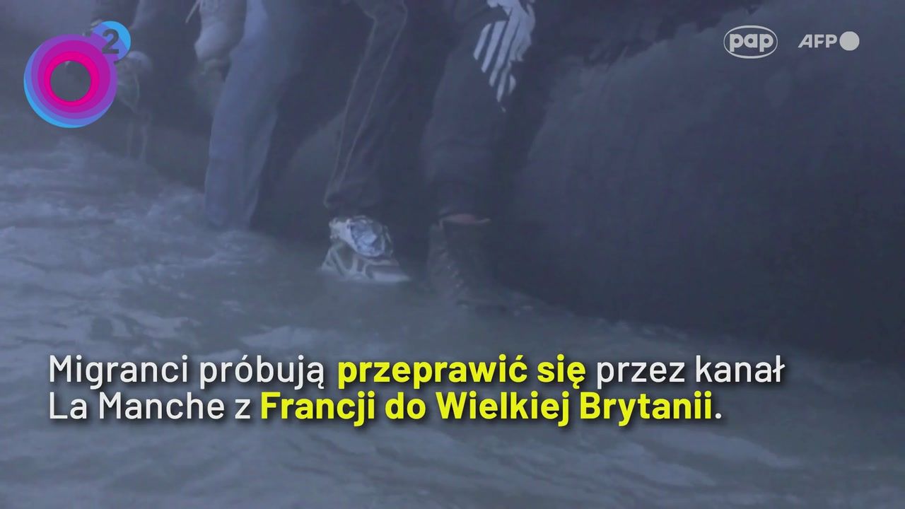 Ryzykują życie. Setki migrantów na łodziach na kanale La Manche