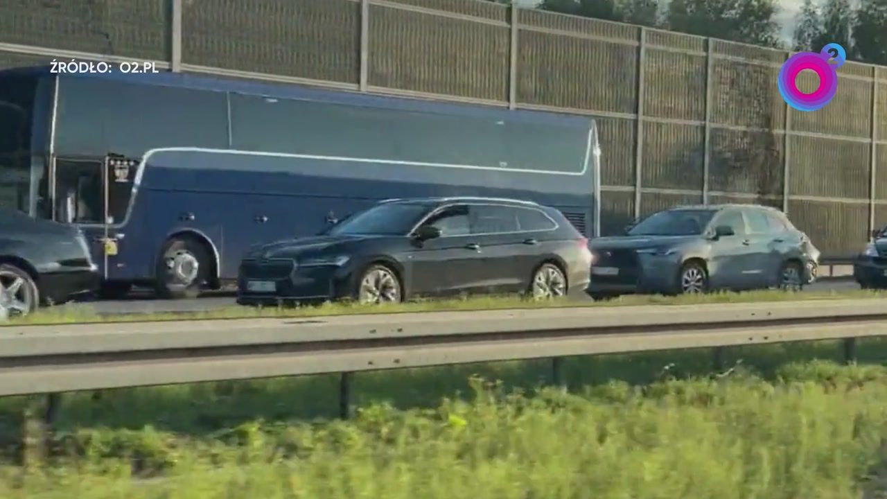 Jechał i nagrywał, końca nie było widać. Ludzie utknęli w gigantycznym korku