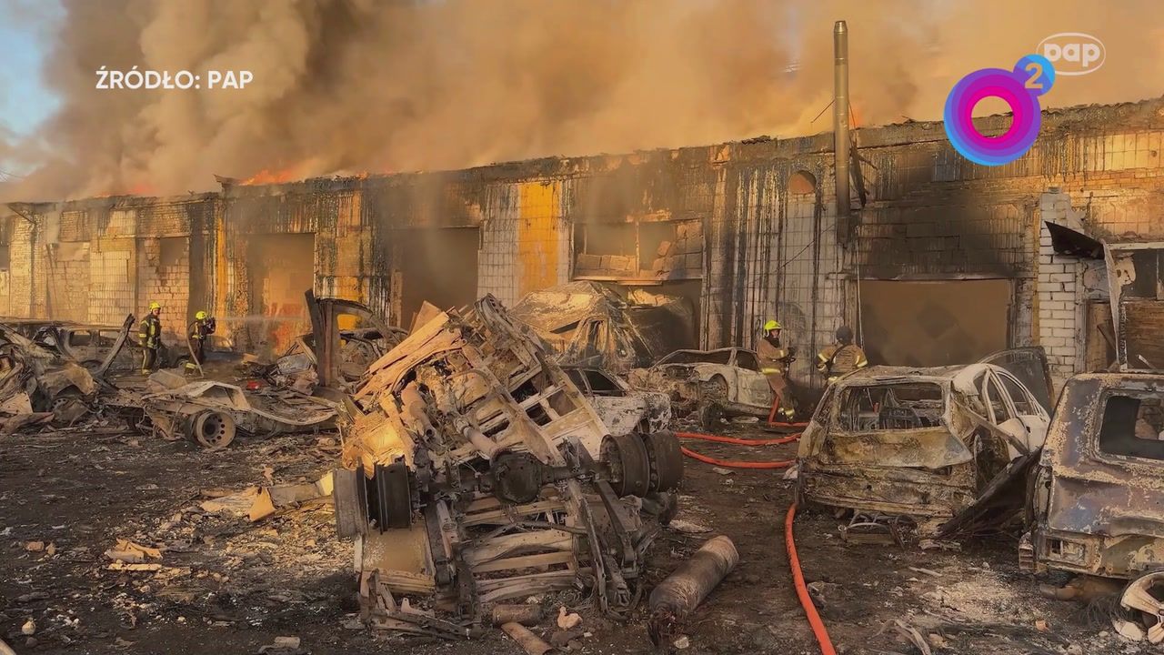 Rosja uderzyła w Kijów. Pociski balistyczne spadły na miasto